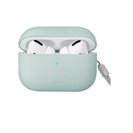 Чехол AirPods 3 Uniq Lino Silicone Case Mint Green Green (Зеленый)