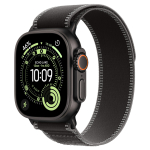 Apple Watch Ultra 3 (2025) 49mm Black Titanium Case / Black - Charcoal Trail Loop